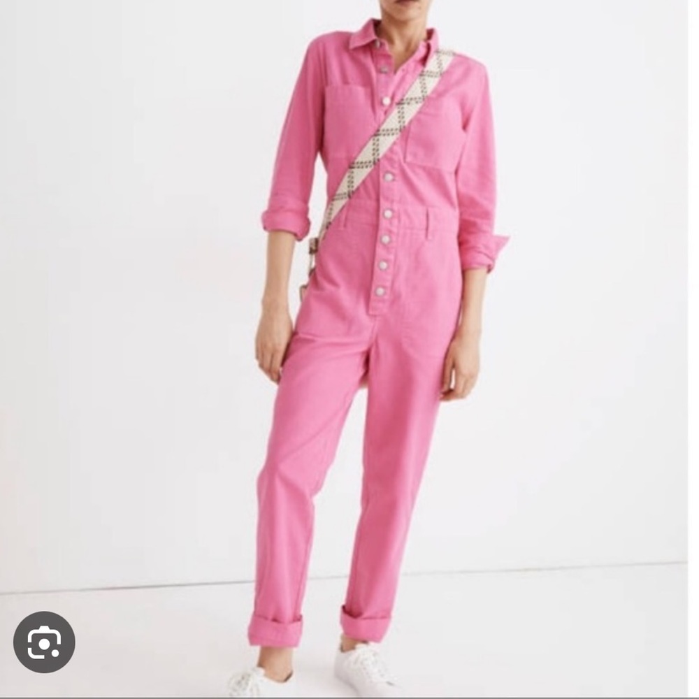 NWT Madewell Garment-dyed Relaxed Coverall Jumpsuit